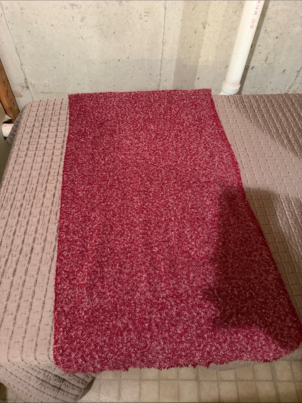 Deep Red Holiday Runner Rug